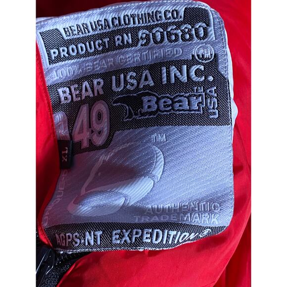 VTG BEAR USA RN 90680 EXTREME WEATHER EXPEDITION REVERSIBLE DOWN JACKET MEN'S XL - Picture 15 of 16